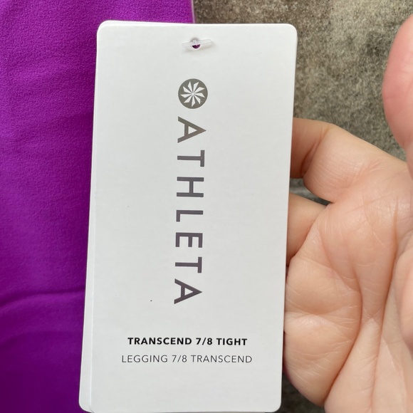 ❤️ ATHLETA TRANSCEND 7/8 LEGGING TIGHTS SIZE XS NEW - Picture 6 of 8